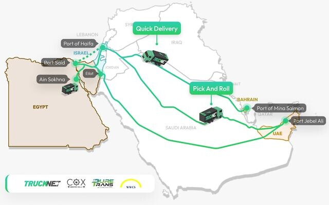 Израильский стартап создает сухопутный торговый маршрут в обход хуситского кризиса на Красном море